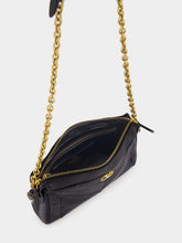 Valentino Garavani Black Panthea Nappa Leather Shoulder Bag