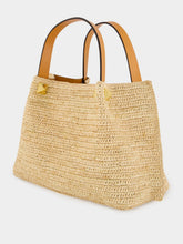 Valentino Garavani Natural Small Raffia Shopping Bag