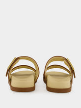 Fendi Brown and Beige Feel Raffia Slides
