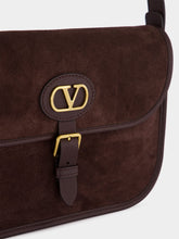 Valentino Garavani Testa di Moro Antibes Suede Shoulder Bag