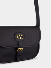 Valentino Garavani Black Antibes Small Calfskin Shoulder Bag
