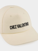 Valentino Garavani Ivory Cotton Chez Valentino Baseball Cap