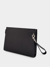 Valentino Garavani Black Leather Valentino Garavani Pouch