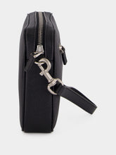 Valentino Garavani Black Calf Leather Wrist Pouch