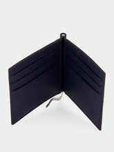 Valentino Garavani Marine Blue Leather Bifold Wallet