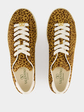 Valentino Garavani Brown Royco Sneakers with Fauve Eclat Print