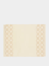 House of Capricorn Handmade Isabel Natural and Ivory Cotton and Linen Placemat