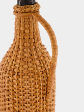 House of Capricorn Handmade Camacha Natural Wicker Glass Flask