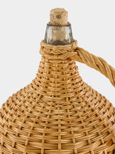 House of Capricorn Handmade Camacha Natural Wicker Large Glass Flask