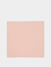 House of Capricorn Hand-Embroidered Santana Pink Cotton Napkin