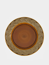 House of Capricorn Vime Brown Ceramic Dinner Plate