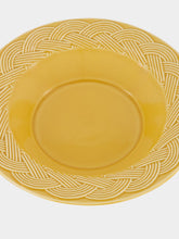 House of Capricorn Vime Yellow Ceramic Soup Plate