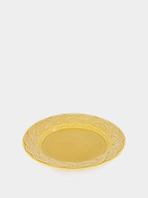 House of Capricorn Vime Yellow Ceramic Dessert Plate