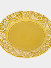 House of Capricorn Vime Yellow Ceramic Dessert Plate
