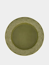 House of Capricorn Vime Green Ceramic Dinner Plate