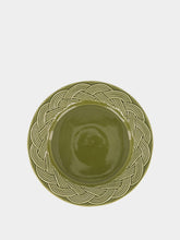 House of Capricorn Vime Green Ceramic Dessert Plate