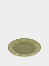 House of Capricorn Vime Green Ceramic Dessert Plate