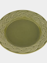 House of Capricorn Vime Green Ceramic Dessert Plate