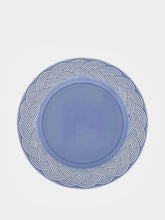 House of Capricorn Vime Blue Ceramic Dinner Plate