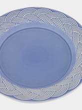 House of Capricorn Vime Blue Ceramic Dinner Plate