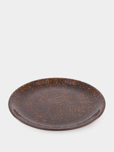 House of Capricorn Tartaruga Brown Ceramic Dinner Plate