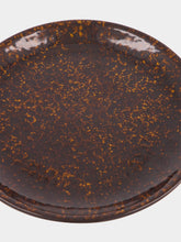 House of Capricorn Tartaruga Brown Ceramic Dinner Plate