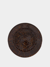 House of Capricorn Tartaruga Brown Ceramic Dessert Plate