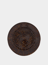 House of Capricorn Tartaruga Brown Ceramic Dessert Plate