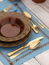 House of Capricorn Vime Brown Ceramic Dinner Plate