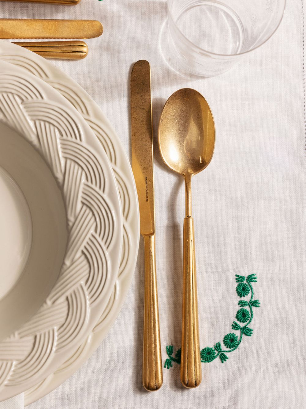 Castro Gold Dinner Spoon