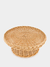 House of Capricorn Handmade Vitória Natural Wicker Cake Plate