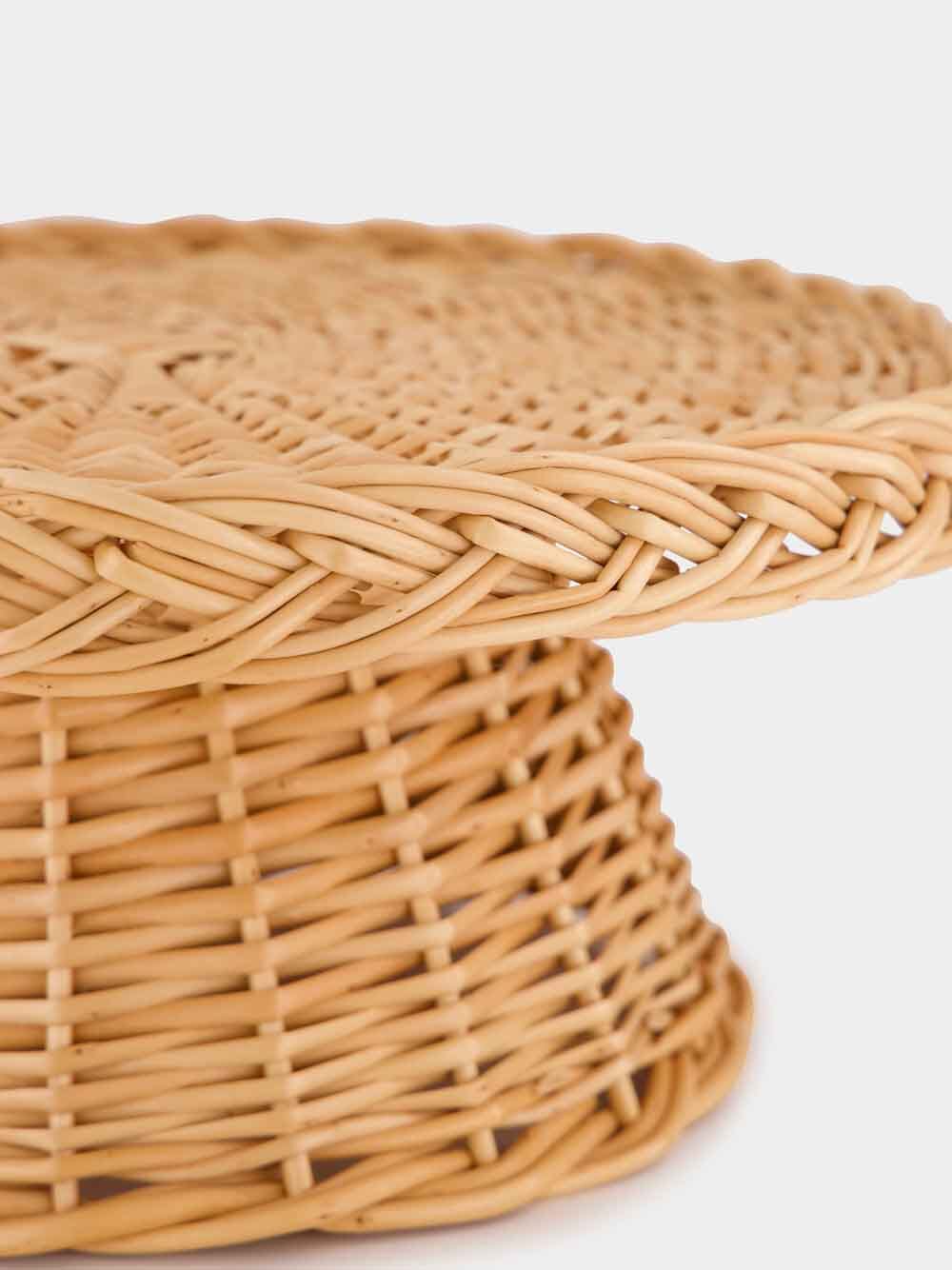 Vitória Wicker Handmade Cake Plate