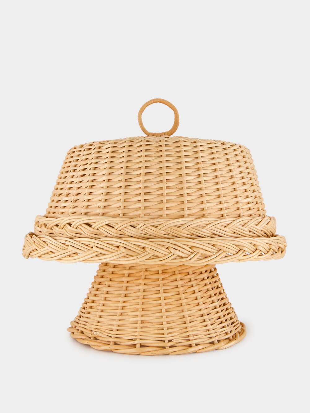 Vitória Wicker Handmade Cake Plate