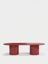 House of Capricorn Amendoeira Red Lacquered Wood Large Dining Table