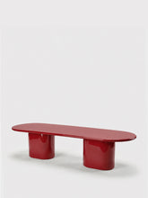 House of Capricorn Amendoeira Red Lacquered Wood Large Dining Table