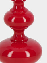 House of Capricorn Foz Red Wood Lamp Base