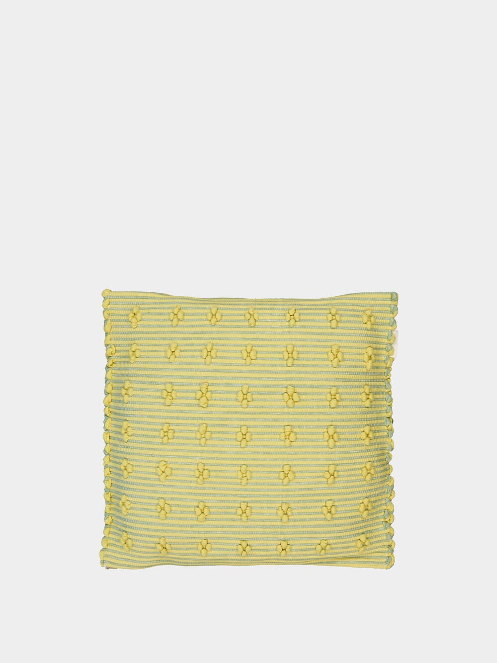 Handmade Sofia Mustard Yellow Cushion