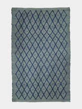 House of Capricorn Handmade Sofia Blue Mixed Recycled Fibres Rug