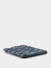 House of Capricorn Handmade Sofia Blue Mixed Recycled Fibres Rug