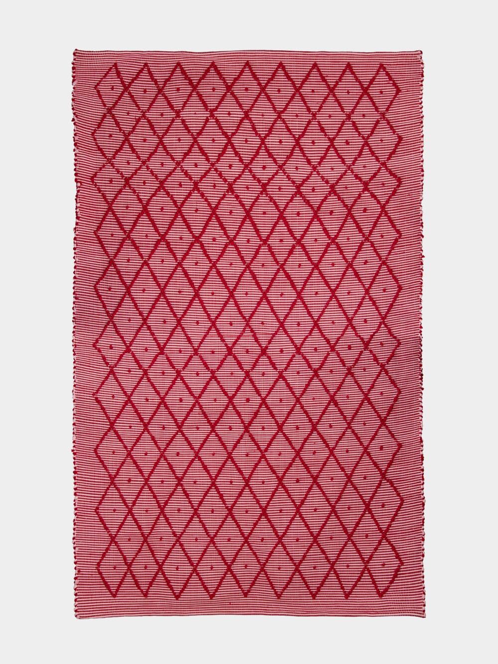 Handmade Sofia Red Rug