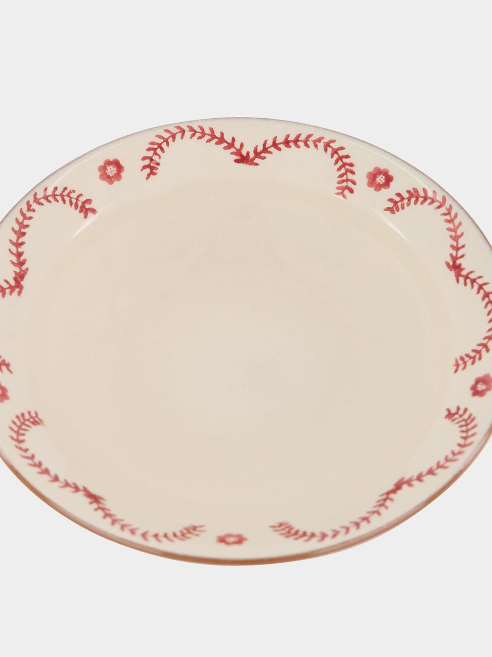 Handmade Viana Red Sandstone Soup Plate