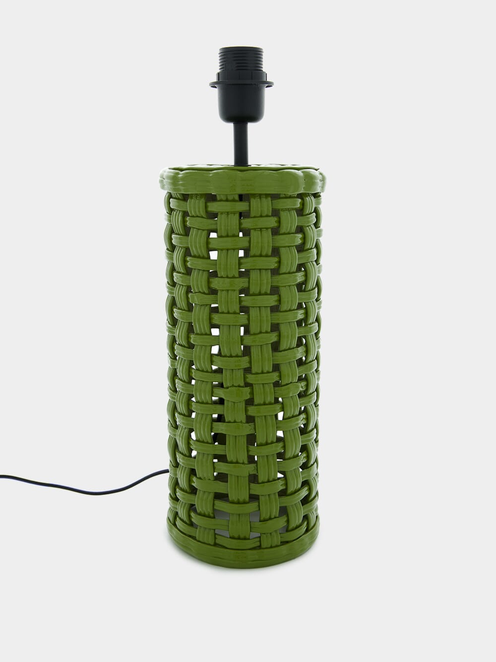 Cesta Green Ceramic Lamp Base