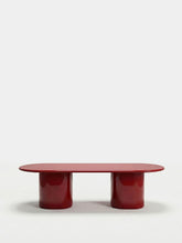 House of Capricorn Amendoeira Red Lacquered Wood Dining Table