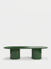 House of Capricorn Amendoeira Green Lacquered Wood Large Dining Table