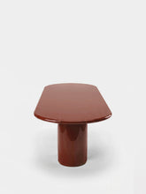 House of Capricorn Amendoeira Brick Lacquered Wood Large Dining Table