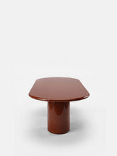 House of Capricorn Amendoeira Brick Lacquered Wood Dining Table