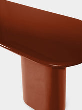 House of Capricorn Amendoeira Brick Lacquered Wood Dining Table