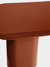 House of Capricorn Amendoeira Brick Lacquered Wood Dining Table