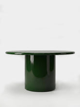 House of Capricorn Amendoeira Green Lacquered Wood Round Dining Table