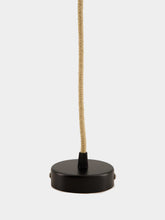 House of Capricorn Handmade Coruche Natural and Multicolour Reed Ceiling Lamp